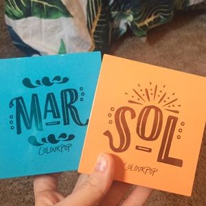 Colourpop Mar and Sol Palettes